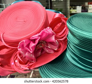 Fancy hats for Derby Day. - Shutterstock ID 420362578