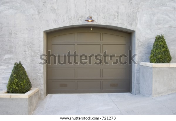 Fancy New Garage Stock Photo Edit Now 721273