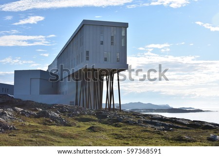 Fancy northern inn in Fogo Island, Newfoundland, Canada