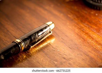 Fancy Pen In A Wood