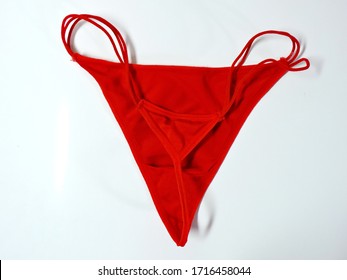 Fancy Red Gstring Lingerie On White Stock Photo 1716458044 | Shutterstock