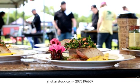 Fancy Seafood Plate Food Competition