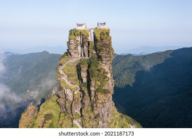 The Fanjingshan Or Mount Fanjing, Located In Tongren, Guizhou Province, Is The Highest Peak Of The Wuling Mountains In Southwestern China. Fanjingshan Is A Sacred Mountain In Chinese Buddhism.