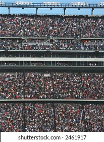 Fans Cheering At Gillette Stadium