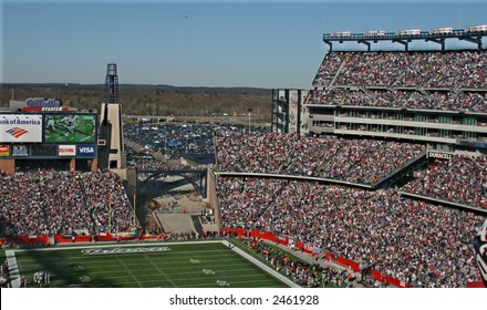 Fans Cheering At Gillette Stadium