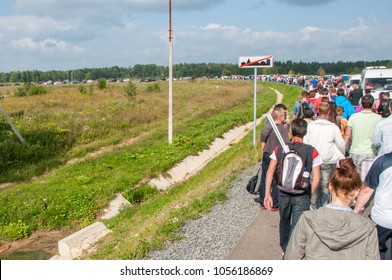 Fans Going To Parking, DTM (Deutsche Tourenwagen Meisterschaft) On MRW (Moscow RaceWay), Moscow, Russia, 2013.08.04