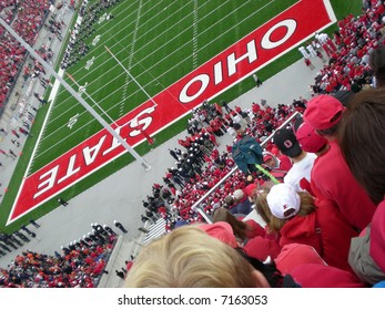 Fans at an Ohio State football game