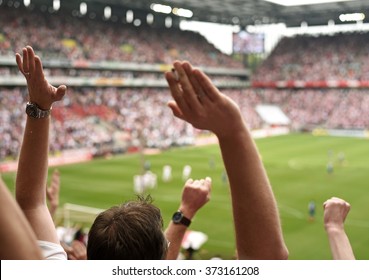 Fans In A Stadium