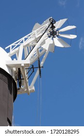 The Fantail On The Historic Five Sail Holgate Windmill At York, England.