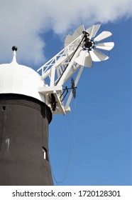 The Fantail On The Historic Five Sail Holgate Windmill At York, England.