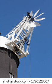 The Fantail On The Historic Five Sail Holgate Windmill At York, England.