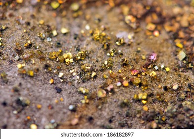 Fantastic background, magic of a stone, rainbow in metal rock (big collection ).Macro