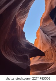the fantastic colors of Antelope Canyon - Shutterstock ID 2274985003