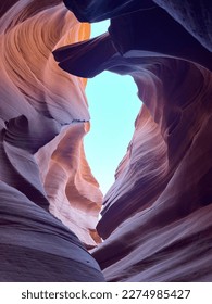 the fantastic colors of Antelope Canyon - Shutterstock ID 2274985427