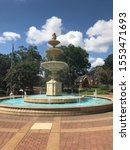 Fantastic French fountain in the middle of the University of North Alabama campus in Florence Alabama.