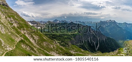 Similar – Blick vom Nebelhorn [2]