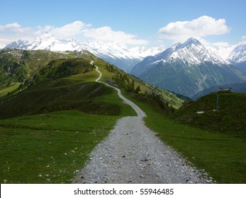 Fantastic Mountain Bike Trail In The Alps