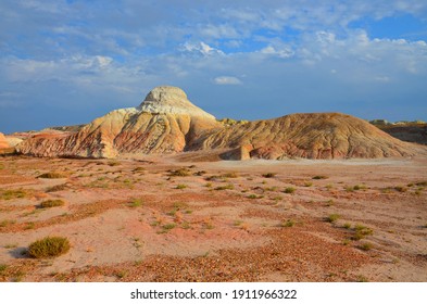 Fantastic pezzage with multi-colored stones in the Kiin-Kerish tract, East Kazakhstan - Shutterstock ID 1911966322