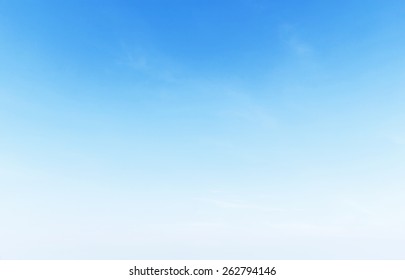 Fantastic Soft White Clouds Against Blue Stock Photo 262794146 ...