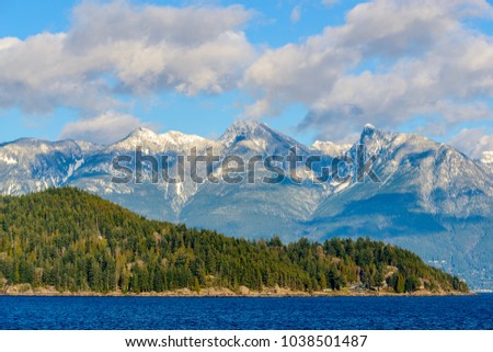 Similar – Image, Stock Photo View of Vancouver