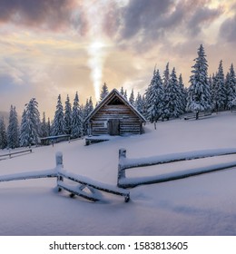 Cabin With Chimney Stock Photos Images Photography Shutterstock