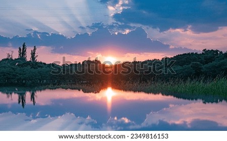 Fantastic world reflected in the mirror