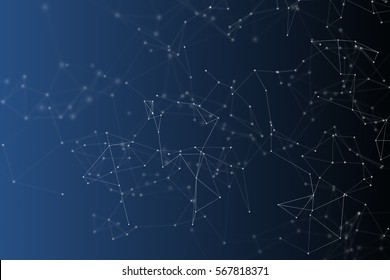 Fantasy abstract technology and engineering background with original organic motion