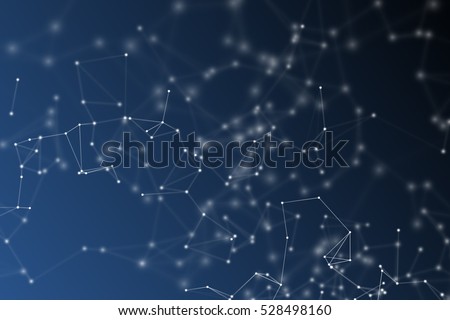 Fantasy abstract technology and engineering background with original organic motion