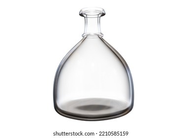 Fantasy Bottle Of Wine Wide  Cristal Glass 