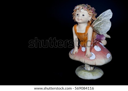 Similar – Image, Stock Photo I can fly!! Carnival Child