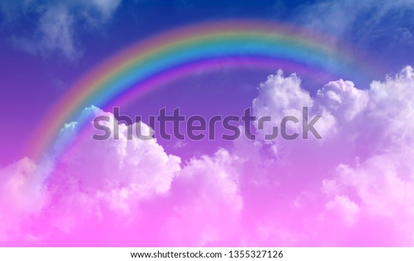 rainbow magical background