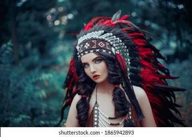 Fantasy Portrait Girl Beautiful Face Art Stock Photo 1865942893 ...