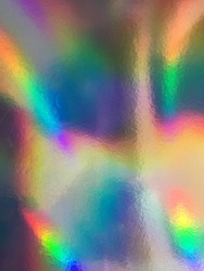 paper reflects rainbow colors.abstract shiny background. foil texture ...