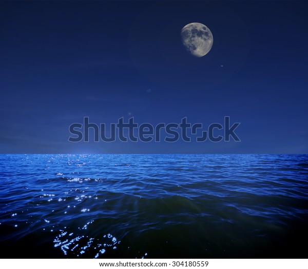  Fantasy sea
night
