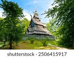 Fantoft Stave Church in Bergen, Norway