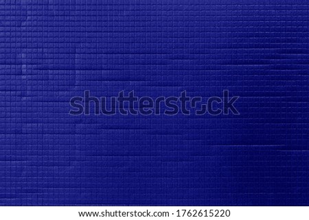 fantom blue sport or yoga foam mat surface flat texture and background.