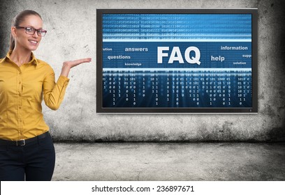 Faq concept