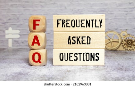 Faq Frequently Asked Question Concept Wooden Stock Photo 2182963881 ...