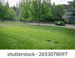 Farewell Bend Park, urban park along Deschutes River with Deschutes River Trail running through it, picnic shelters, a boardwalk and boat launch