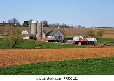Farm in Amish country in eastern Pennsylvania