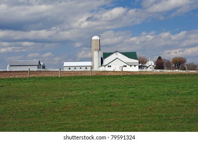 Farm in Amish country in eastern Pennsylvania
