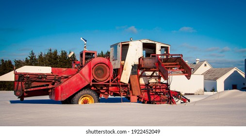 Farm Equipment In The Winter