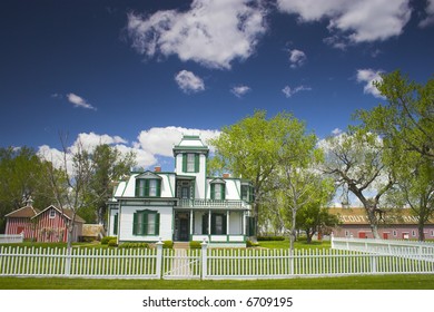 Farm And House Of The Famous Buffalo Bill Near North Platte In Nebraska