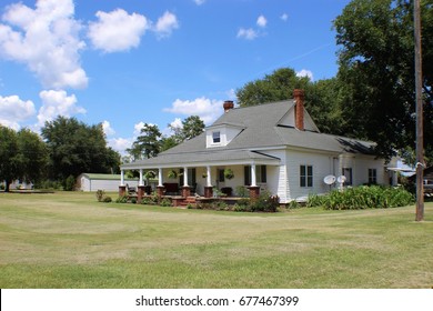 Farm House In Rural Georgia, United States Of America