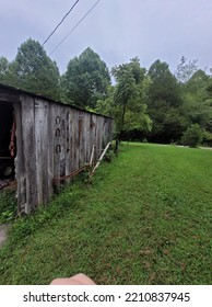 Farm Land Hill Side With Old Nash Car