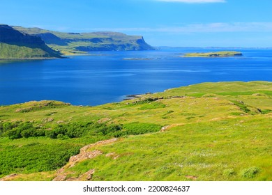 Farm Lands On The Inner Hebrides Island Mull