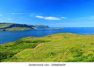 Farm Lands On The Inner Hebrides Island Mull