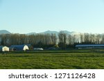 Farm landscape in Chiliwack British Columbia