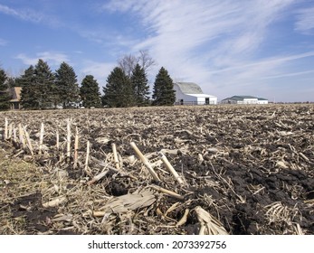 The Farm Landscapes In West Lafayette, Indiana