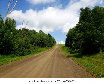 Farm Road In Upstate New York